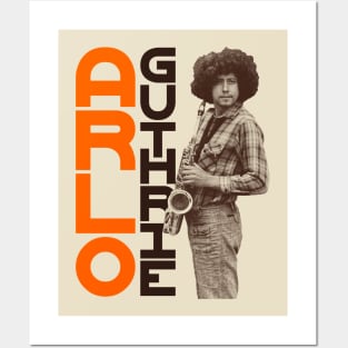 Arlo Guthrie on the Sax Posters and Art